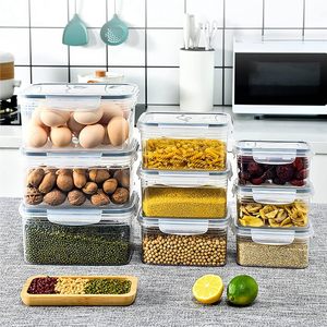 Cesta de drenaje para cocina con tapa, para refrigerador, para conservar la frescura de frutas y verduras, de plástico, para lavar y almacenar, venta al por mayor - Product Image 2