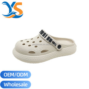 Легкие водонепроницаемые сабо из ЭВА для мужчин, OEM/ODM, на заказ, для сада, портативные, уличные, без застежек, мягкие шлепанцы, оптом - Product Image 1