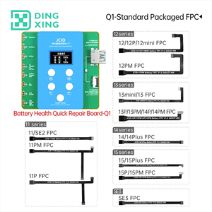 Carte <span class=keywords><strong>de</strong></span> réparation rapide <span class=keywords><strong>de</strong></span> la santé <span class=keywords><strong>de</strong></span> la batterie en métal JC JCID Q1 pour <span class=keywords><strong>iPhone</strong></span> 11, 12, 13, 14, 15 Series – Sans fenêtre FPC, résout le problème des fenêtres pop-up - Product Image 3