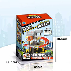 Divertido Garaje <span class=keywords><strong>de</strong></span> Plástico para Niños, <span class=keywords><strong>Juguete</strong></span> Educativo <span class=keywords><strong>de</strong></span> Tres Pisos con Pista y Estacionamiento - Product Image 3