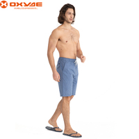 Sneldrogende Zwembroek Voor Heren Op Maat Bedrukt Paisley Strandsurfshorts Met Waterdichte Ritssluiting