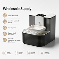 Fontaine à eau intelligente pour animaux de compagnie, chat et chien, sans filtre, distributeur inclinable, séparation eau propre et eau sale, eau chaude, OEM ODM, vente en gros
