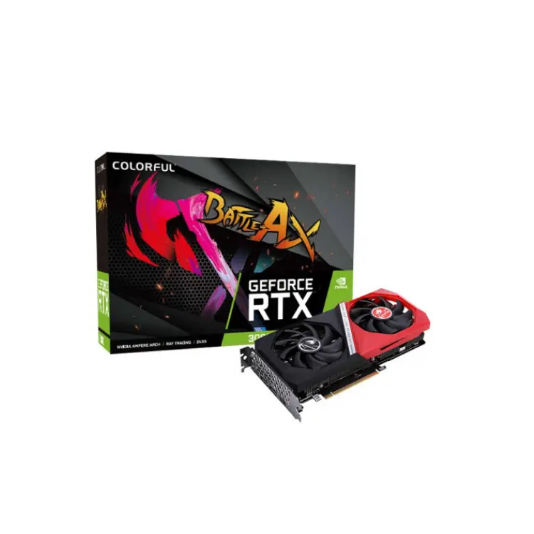 GeForceRTX3060TI DUO 8GB LHR GeForce RTX 3060Ti 1710-1755MHz 256Bit 8G de tarjeta gráfica