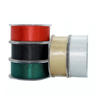 Ruban en satin double face de 4 cm, 1 1/2 pouce, 100 yards, ruban en polyester pour fleurs