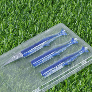 WLF022 ago pesce esche da pesca morbide affondamento matita Stick esca branzino artificiale esche Leurre Souple Tackle - Product Image 3