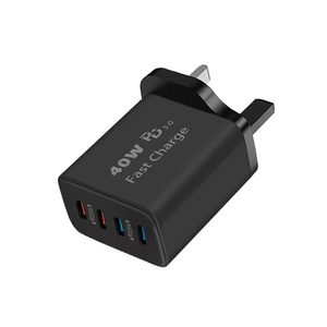 Bloc <span class=keywords><strong>chargeur</strong></span> USB C HYTO 40W pour <span class=keywords><strong>iPhone</strong></span> 18, adaptateur de charge rapide USB Type-C, prise murale, bloc USB C 4 ports pour <span class=keywords><strong>iPhone</strong></span> 17/16 - Product Image 1