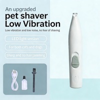 Tondeuse Électrique Rechargeable Automatique Silencieuse pour Poils d'Animaux, Rasoir Sûr en Céramique avec LED pour Toilettage Chien et Chat - Offre Spéciale