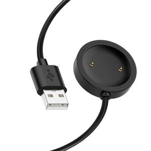 แท่นชาร์จแบบพกพา 1 เมตร สายชาร์จ USB ทองแดงแท้ หุ้มด้วย PVC สำหรับนาฬิกาอัจฉริยะ <span class=keywords><strong>Xiaomi</strong></span> <span class=keywords><strong>Mibro</strong></span> X1 <span class=keywords><strong>Color</strong></span> Lite อุปกรณ์เสริมแท่นชาร์จ - Product Image 1