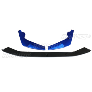 Pour Honda Civic 2019 2020 Berline – Kit de 5 pièces pour pare-chocs avant : séparateur, lèvre de pare-chocs, diffuseur, protection et déflecteur - Product Image 6