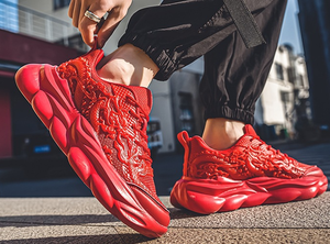Chaussures de sport lumineuses pour hommes, style plateforme, baskets décontractées polyvalentes, très populaires - Product Image 5