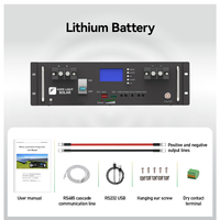 Batterie lithium 48v 100ah 200ah le BMS assorti aux onduleurs Solis Deye Growatt Goodwe SMA Victron