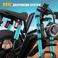 Vélo électrique WindChaser 48V avec capteur de couple, cadre en acier haute teneur en carbone, moteur 1500W, 7 vitesses, frein hydraulique, écran LCD, vélo électrique adulte