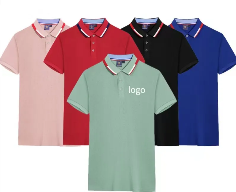 OEM all'ingrosso uomo golf polo manica corta polo t-shirt uomo cotone personalizzato polo