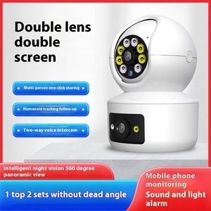 Cloudbirds v360pro chất lượng 5g Thương hiệu HD Xoay màn hình <span class=keywords><strong>IP</strong></span> <span class=keywords><strong>camera</strong></span> siêu rõ ràng đôi ống kính màn hình ban đêm tầm nhìn đám mây Wifi không mù - Product Image 5