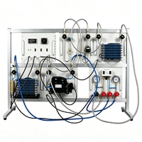 Sistema Modular Básico de Entrenamiento en Refrigeración con Manómetros Dobles para Lectura Visual de Presión de Circuito Alta y Baja