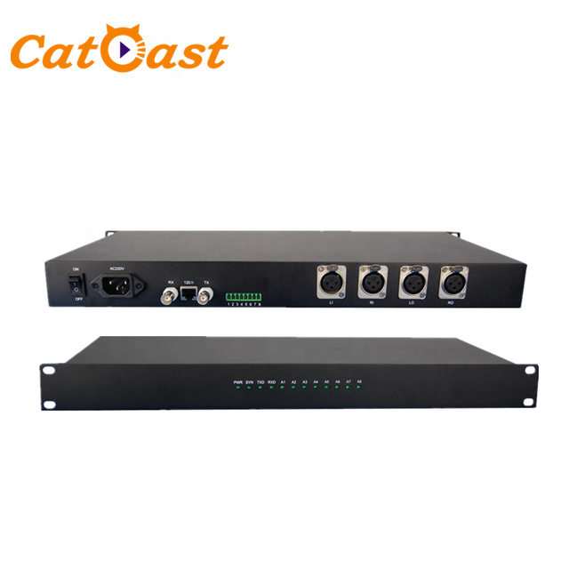 Single Board XLR Stereo Audio Encoder Convert to E1 Codec for Radio & TV Broadcasting Equipment