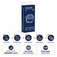 Tablettes de lessive solides biodégradables écologiques à la formule naturelle de lanoline, élimination des bactéries à 99 % sans frottement