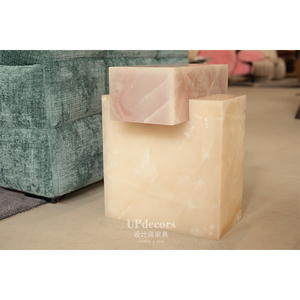 Natural Stone Marble <b>Yellow</b> and <b>Coffee</b> <b>Table</b> Square Modern Style Living Room <b>Coffee</b> <b>Table</b> Marble <b>Coffee</b> <b>Table</b> - Product Image 5