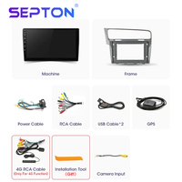 Autoradio multimédia lecteur DVD vidéo pour Volkswagen VW Golf 7 4G WIFI Carplay GPS 2 Din autoradio stéréo