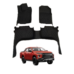 Protection toutes saisons pour NITSUBISHI L200 2016-2023 3 pièces 3D 5D TPE Rubber Car Mats Car Floor Mat Model CR-V - Product Image 1