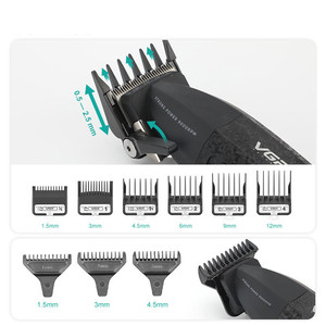VGR V-640 Tosatrice Professionale Ricaricabile con Lama DLC 9000RPM, Set per <span class=keywords><strong>Barbiere</strong></span>, Trimmer Professionale per Salone - Product Image 4