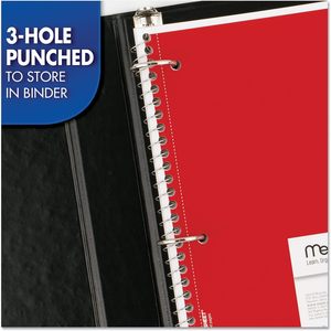 Quaderno a Spirale per Appunti, 1 Materiale Scolastico, Carta a Righe, 7-1/2" x 10-1/2", 70 Fogli per Quaderno, Colori Assortiti, Confezione da 6, Regalo (73065) - Product Image 6