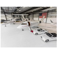 Hangar préfabriqué bon marché industriel facile à assembler structure en acier pour petit avion