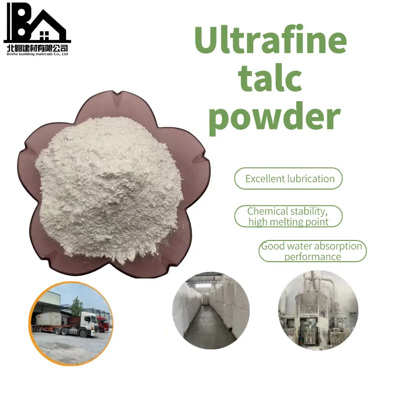 Chất lượng cao Bột Talc công nghiệp cấp bột Talc nhà máy trực tiếp độ trắng cao nguyên liệu bột Talc