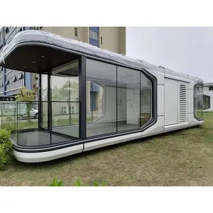 Custom China Supplier Prefab Pod Cabin Capsule House Commercial Space Airship Pod