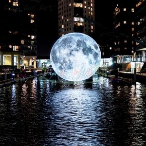 Globo Lunar Inflable Gigante con Luz, Esfera Celestial Inflable, Escultura de Planeta, Modelo Decorativo para Escenarios, Museos e Interiores - Product Image 5