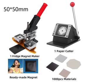 磁気機械消耗品80X53mm 50 * 50mm 63.5X63.5mm正方形の磁石製造機メーカーハンドプレス写真形状 - Product Image 6