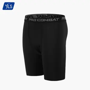 YLS-mallas elásticas de secado rápido para hombre, ropa interior transpirable para gimnasio, para correr, baloncesto, medias de compresión