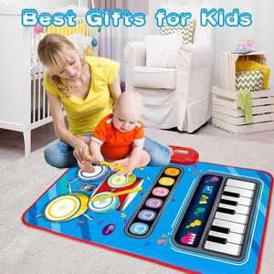 Hot Sale Multifunctional 2 in 1 <b>Drum</b> Kit Children Parent-Child Interaction Electronic Music Blanket - Product Image 6