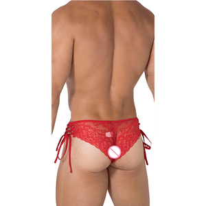 PATON FACTORY CUSTOM <span class=keywords><strong>Perizoma</strong></span> con Lacci Laterali Personalizzato, Tanga da <span class=keywords><strong>Uomo</strong></span> con Lacci, Jockstrap Gay, Intimo Sexy Bikini - Product Image 1