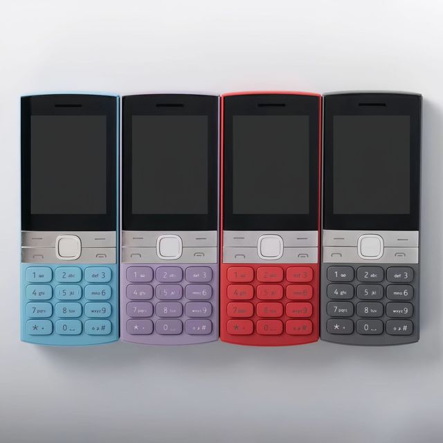 New Cross-Border Dual SIM Elderly Key Mobile Phone 150 2023 Straight Plate Spanish/German Operating Language Wholesale