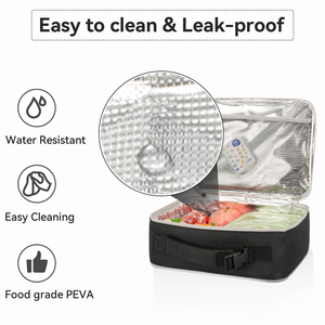 Boîte à lunch réutilisable pour hommes et femmes, sac à lunch <span class=keywords><strong>isotherme</strong></span>, boîte à lunch étanche pour le travail, le bureau, le pique-nique, la plage, sac <span class=keywords><strong>isotherme</strong></span> pour le déjeuner - Product Image 5