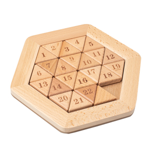 Gioco da Tavolo in Legno Huarong Road, Rompicapo Digitale con Numeri Scorrevoli per Bambini - Product Image 6