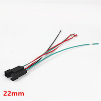 Connecteur de bouton en métal douille pour câblage de lampe, connecteur de câble de lumière stable de 2 à 6 fils de 16mm 19mm 22mm 25mm