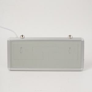 סוללה נטענת JUNAN 3W 1.2V Ni-CD, שלט יציאה LED דו-צדדי מאלומיניום, תאורת חירום 220V IP30 ירוקה, אחריות לשנתיים - Product Image 5