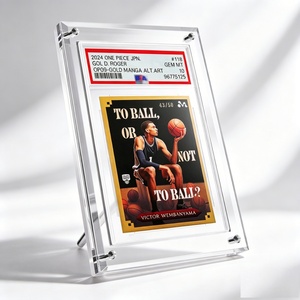 Factory Custom Easy Assembly Acrylic Display <b>Frame</b> Clear TCG Baseball Graded Card Holder for Collectibles - Product Image 6