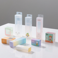 Boîte cadeau en plastique PVC PET transparent recyclable avec vernissage pour produits artisanaux, cosmétiques et pâtisseries