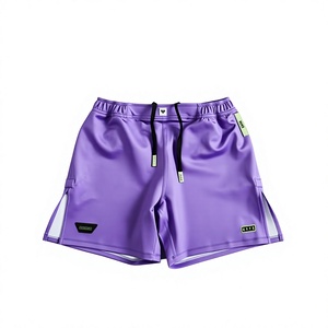 White <b>Men's</b> MMA <b>Shorts</b> with Cross Print Stretch Breathable Quick Dry Lightweight Regular Fit <b>Combat</b> Sports Apparel Custom - Product Image 5