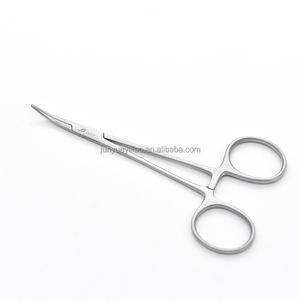 Vergrendeling Roestvrijstalen Handleiding Veterinair Gereedschap 125Mm Gebogen Delicate Muggenkelly Hemostat Tang Goud Chirurgische Instrumenten - Product Image 3