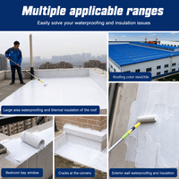 Nouvelle peinture thermique réfléchissante imperméable résistante à la chaleur pour murs extérieurs et toitures