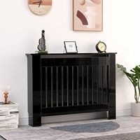 Meuble de salon blanc pour radiateur, cache-radiateur en MDF, cache-radiateur pour chauffage domestique, pour usage intérieur