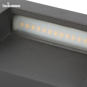 Savia IP65 Waterproof Outside Recessed Square Aluminum SMD <strong>Led</strong> Outdoor Wall <strong>Lights</strong> <strong>Led</strong> Stair Step <strong>Corner</strong> <strong>Light</strong> for Garden Porch - Product Image 4