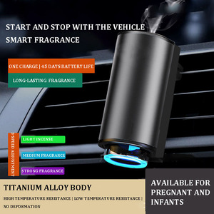 Xe làm mát không khí điện tự động Hương thơm khuếch tán xe không khí Vent tinh dầu sương mù độ ẩm hương thơm khuếch tán hương liệu - Product Image 4