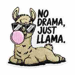 Parches Bordados Termoadhesivos con Dibujos Animados Divertidos de Camarones, Tiburones, Pandas, Alpacas y Pingüinos para Decoración - Product Image 5