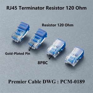 120ohm RJ45 8P8C cắm Ethernet Terminator điện trở cho DMX512 điều khiển ánh sáng PoE RS485 modbus, RJ45 có thể dữ liệu Thiết bị đầu cuối điện trở - Product Image 2
