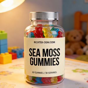 <span class=keywords><strong>Vinaigre</strong></span> de cidre de pomme de marque privée gommeux pour adultes enfants saveur soutient <span class=keywords><strong>Gel</strong></span> mousse de mer vente en gros de bonbons à la mousse de mer biologique - Product Image 4